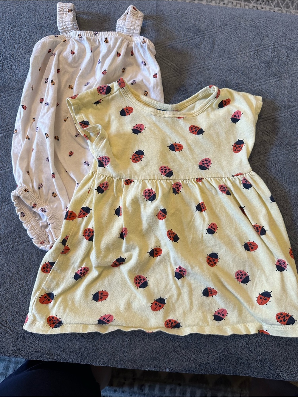 🐞 Old Navy Ladybug Dress & Bubble Romper Set | 12-18M & 18-24M